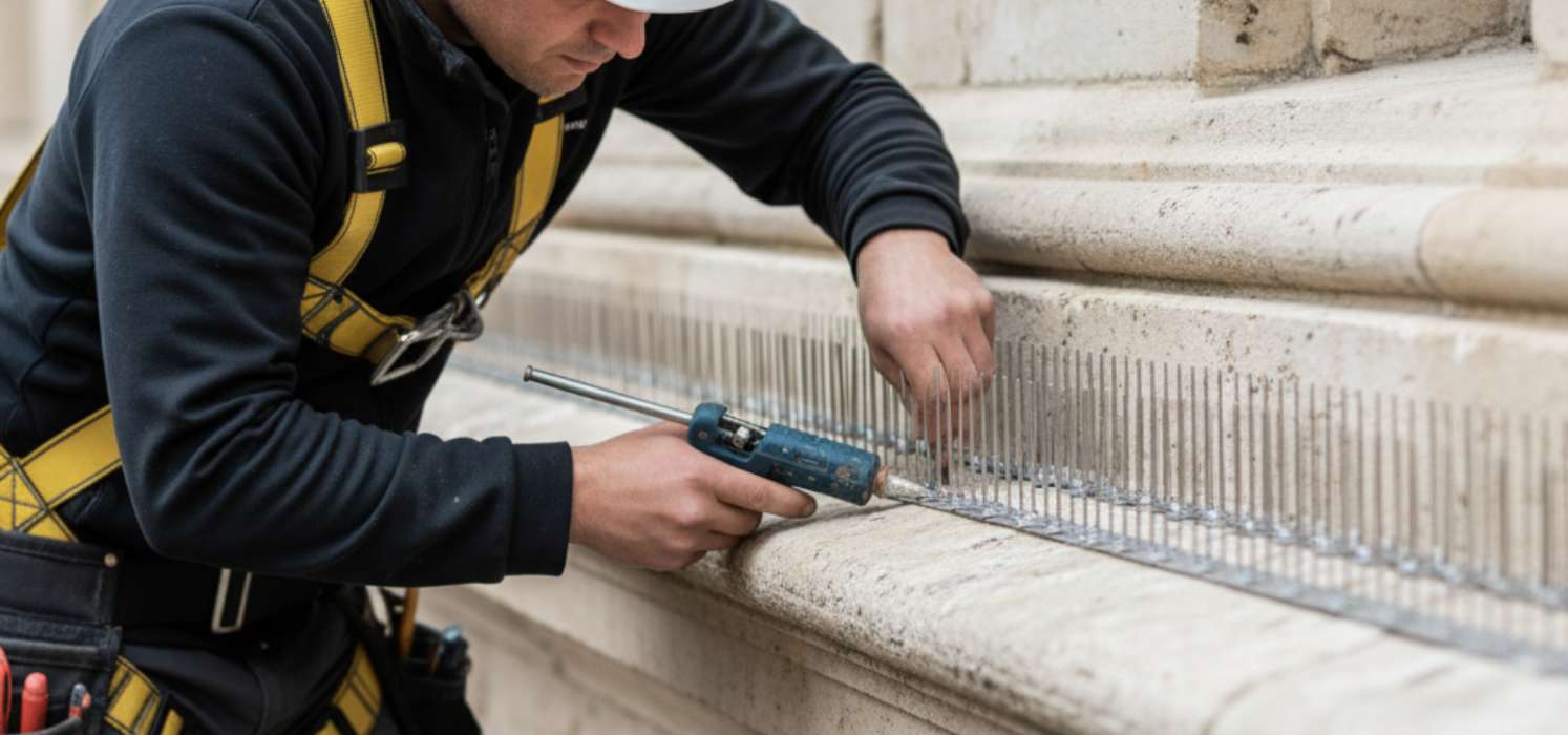 les solutions techniques contre les pigeons à Genève